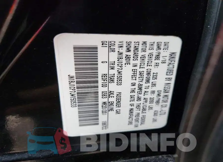 JN1BJ1CP7JW150533 Photo# 13