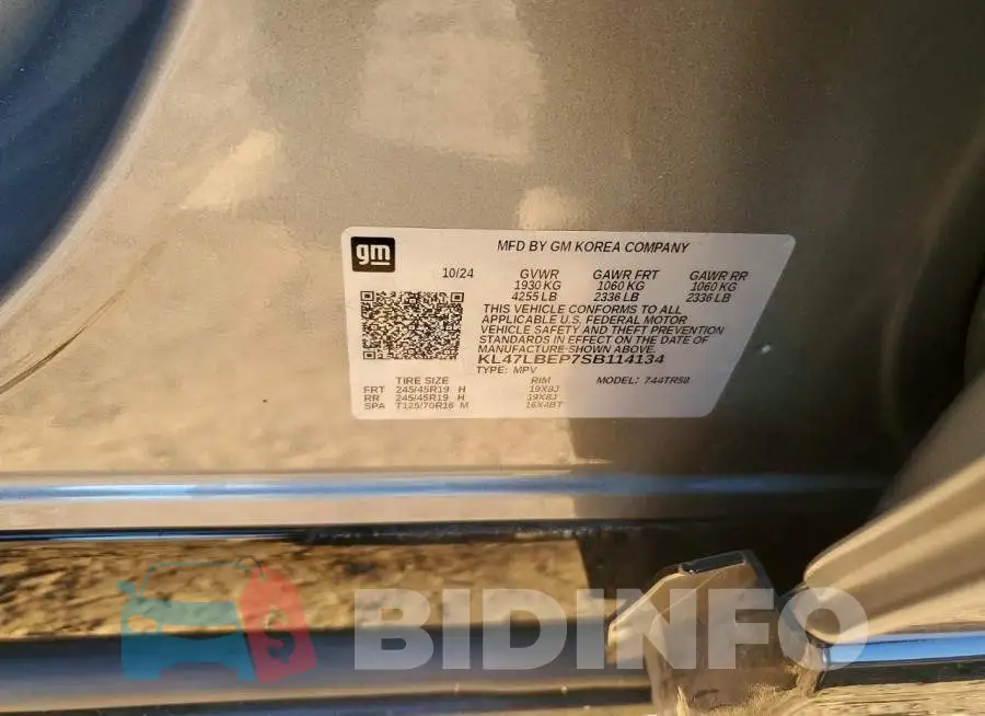 KL47LBEP7SB114134 Photo# 12