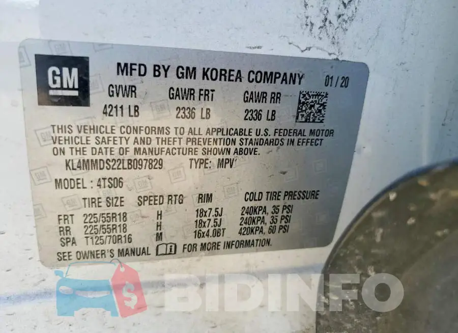 KL4MMDS22LB097829 Photo# 12