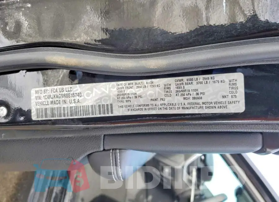 1C4RJKAG9R8615740 Photo# 13
