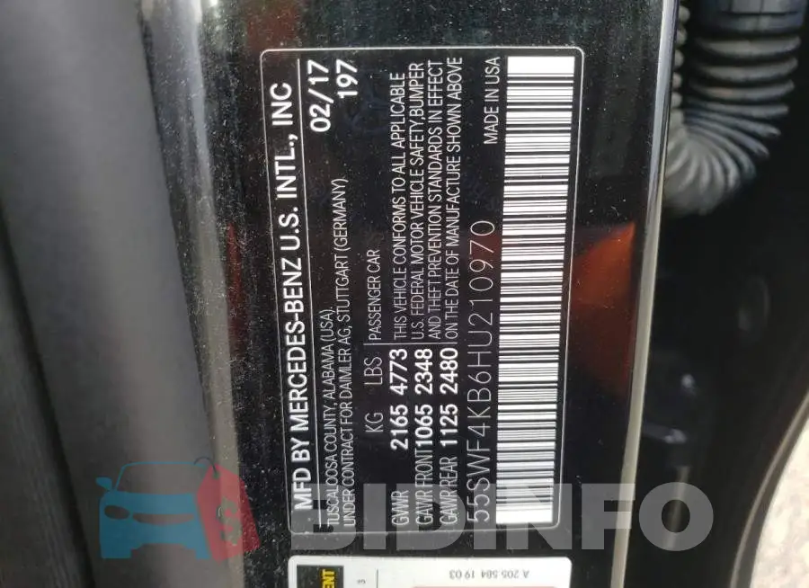 55SWF4KB6HU210970 Photo# 12