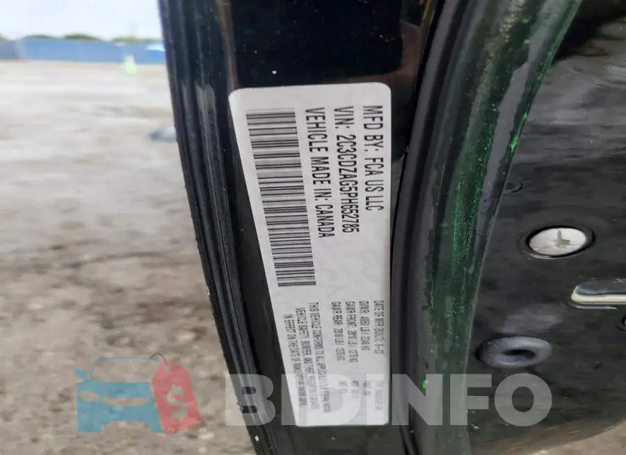2C3CDZAG5PH652785 Photo# 12