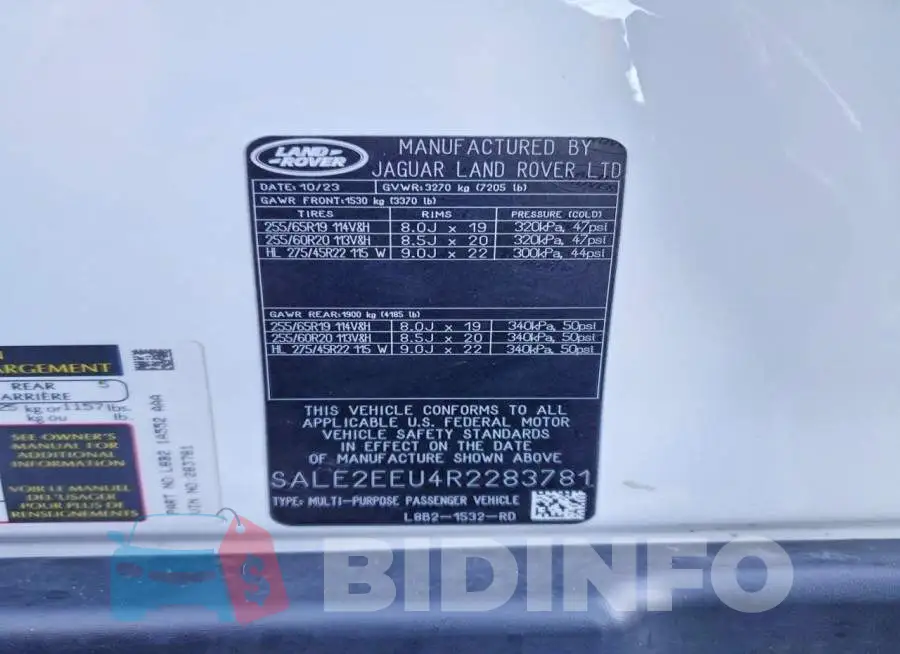 SALE2EEU4R2283781 Photo# 12