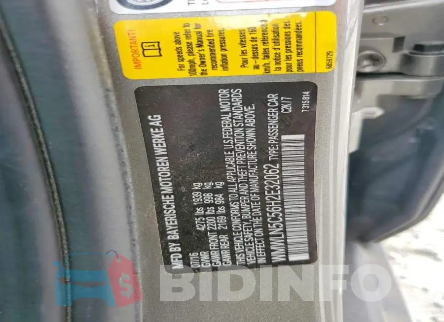 WMWLN5C56H2E32062 Photo# 12