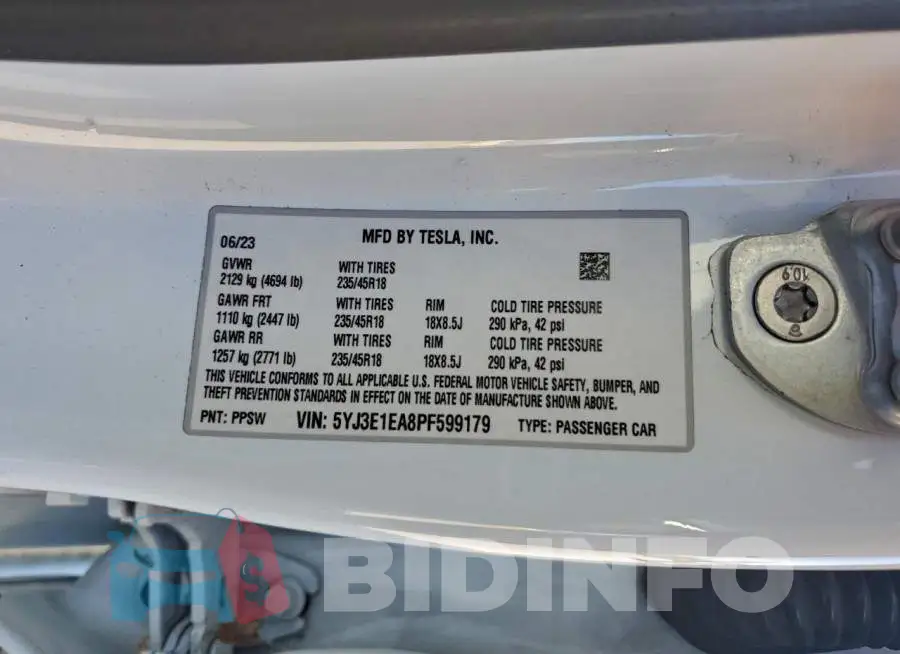 5YJ3E1EA8PF599179 Photo# 12