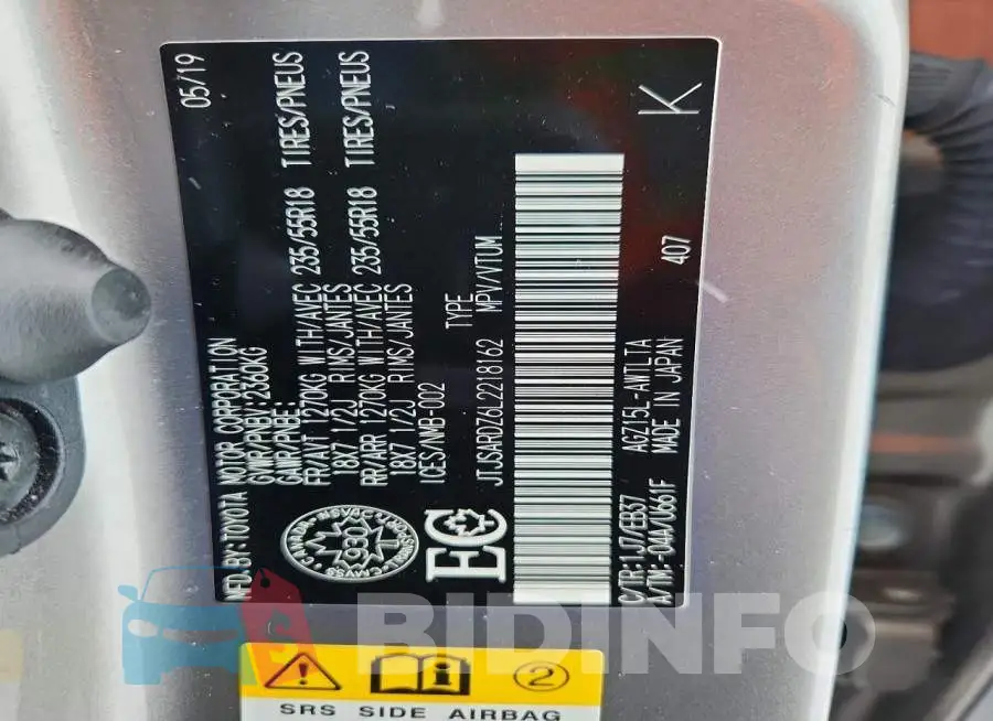 JTJSARDZ6L2218162 Photo# 13