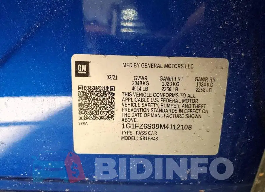 1G1FZ6S09M4112108 Photo# 12