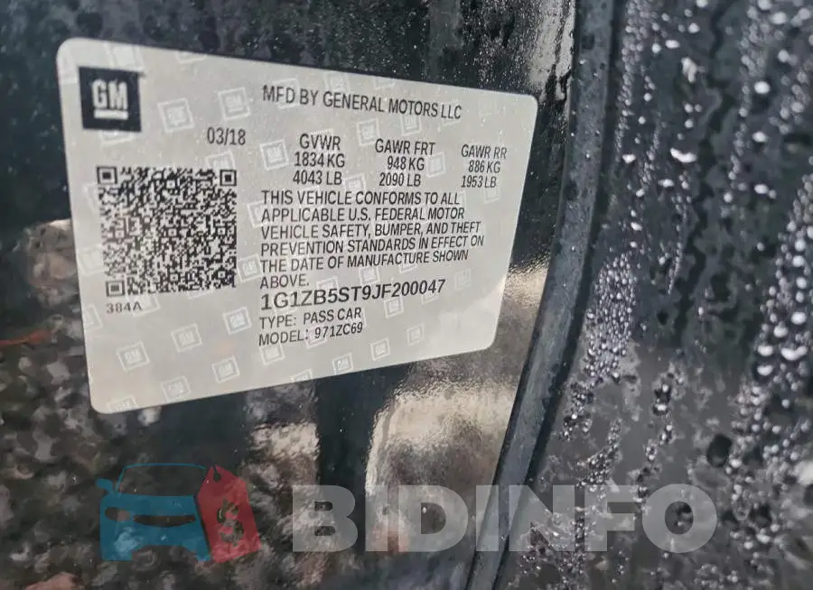 1G1ZB5ST9JF200047 Photo# 12