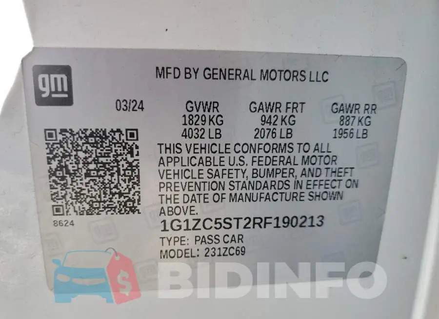 1G1ZC5ST2RF190213 Photo# 12