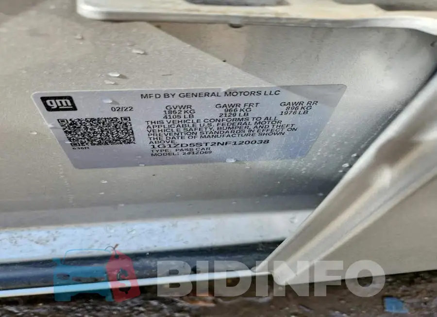 1G1ZD5ST2NF120038 Photo# 12