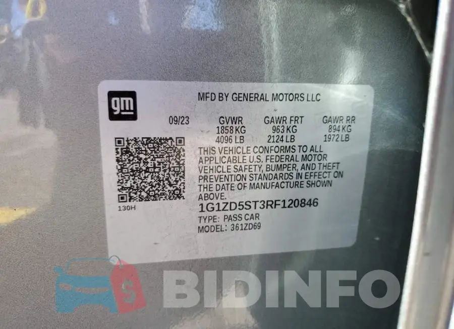1G1ZD5ST3RF120846 Photo# 13