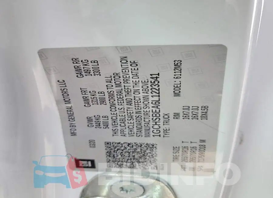 1GCHSBEA6L1223541 Photo# 12