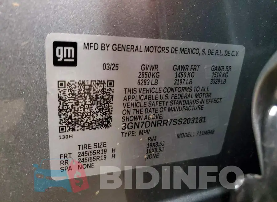 3GN7DNRR7SS203181 Photo# 14
