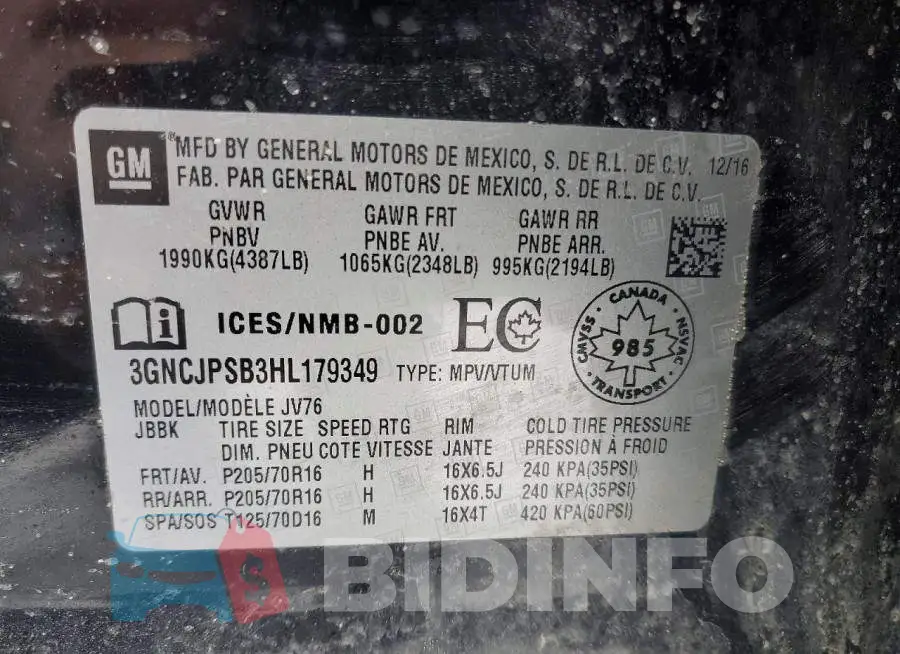 3GNCJPSB3HL179349 Photo# 13
