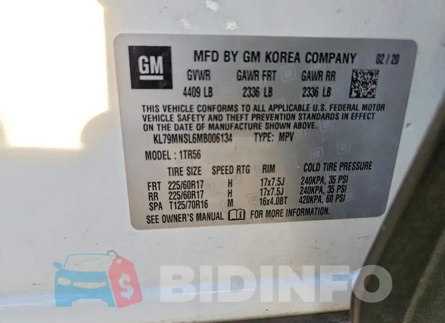 KL79MNSL6MB006134 Photo# 13