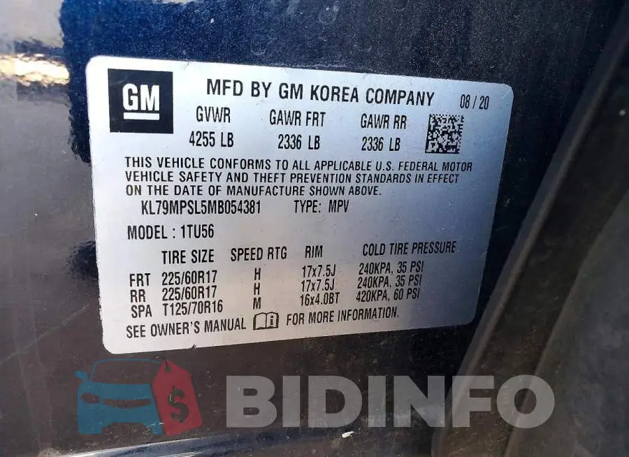 KL79MPSL5MB054381 Photo# 12