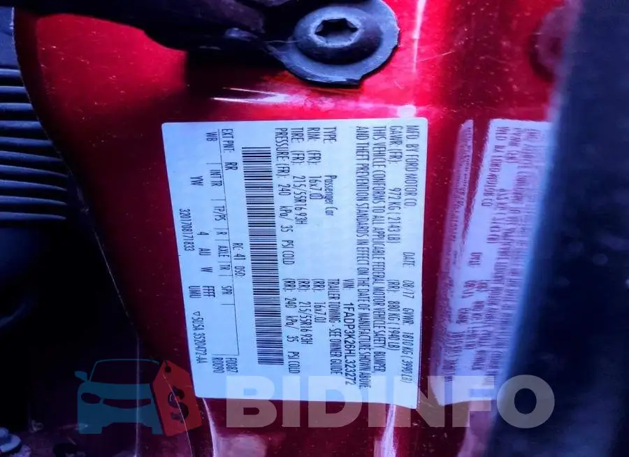 1FADP3K26HL323272 Photo# 12