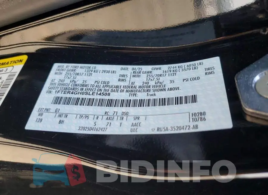 1FTER4GH0SLE14508 Photo# 12