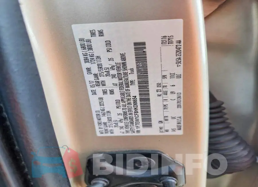 1FTEW1CF8HKD66654 Photo# 12