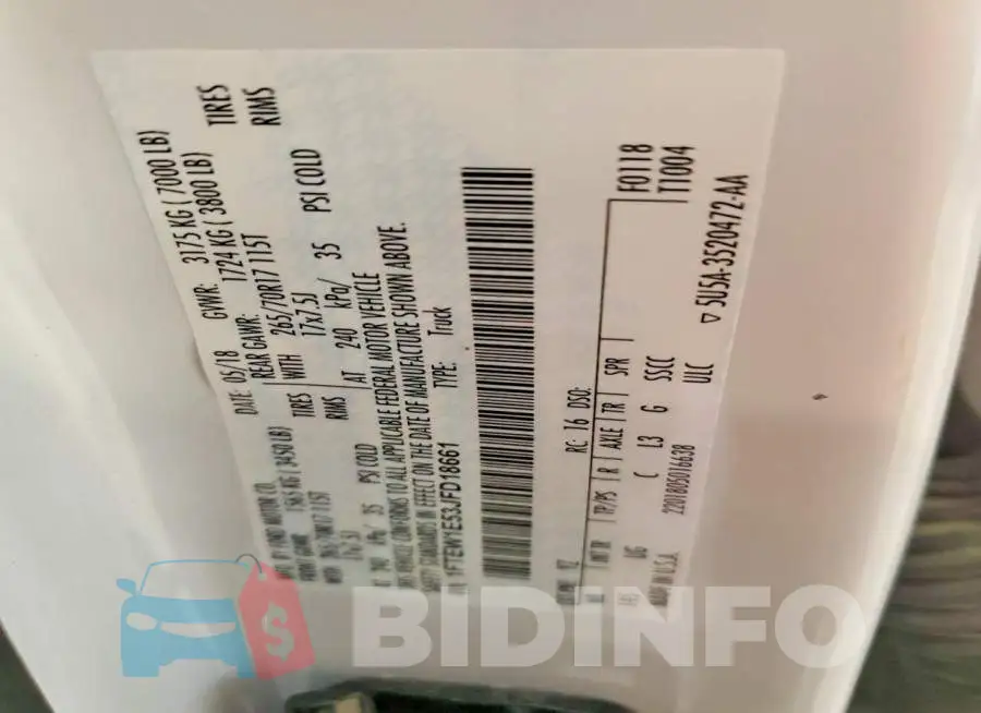 1FTEW1E53JFD18661 Photo# 12