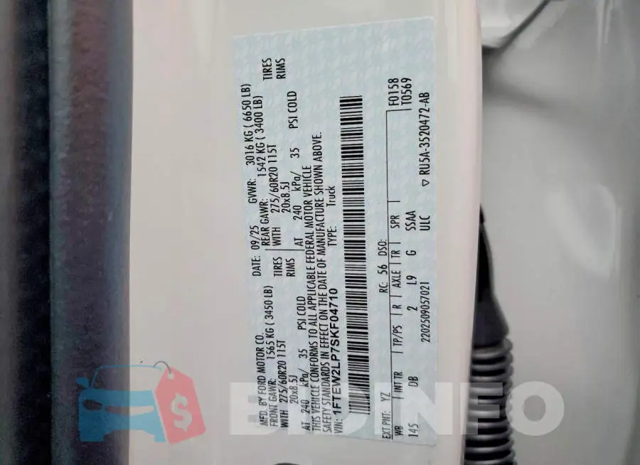 1FTEW2LP7SKF04710 Photo# 12