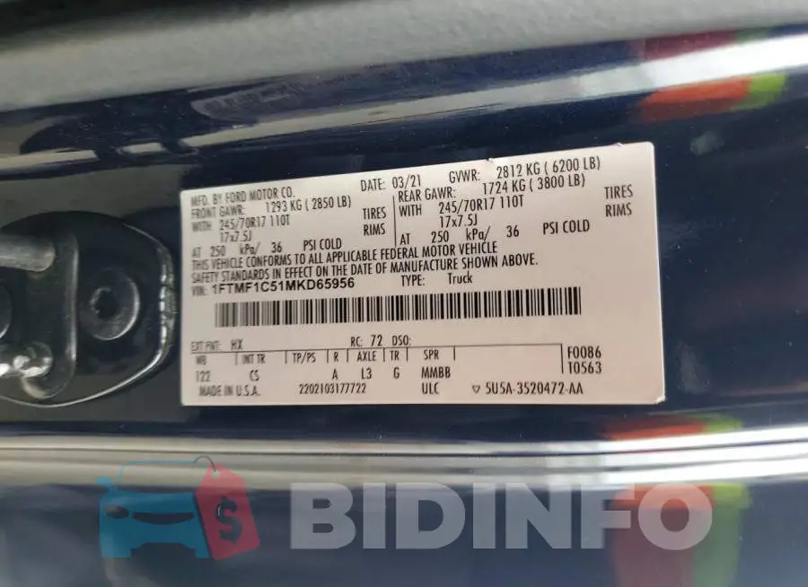 1FTMF1C51MKD65956 Photo# 12