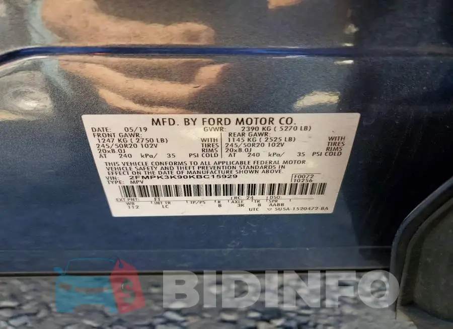 2FMPK3K90KBC15929 Photo# 13
