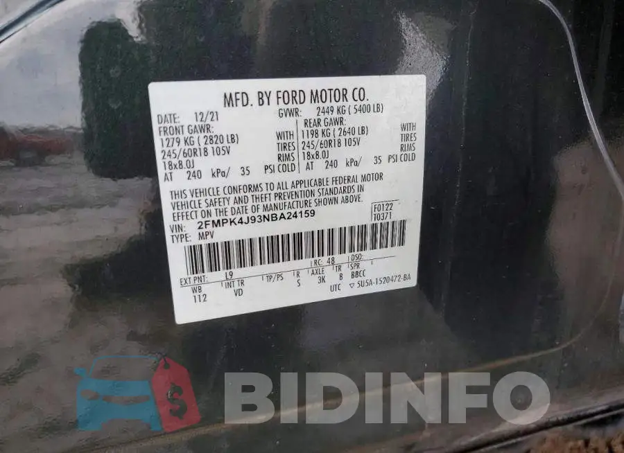 2FMPK4J93NBA24159 Photo# 13