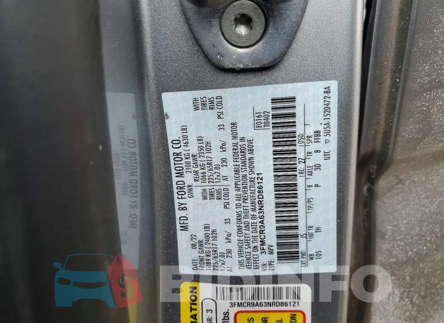 3FMCR9A63NRD86121 Photo# 13