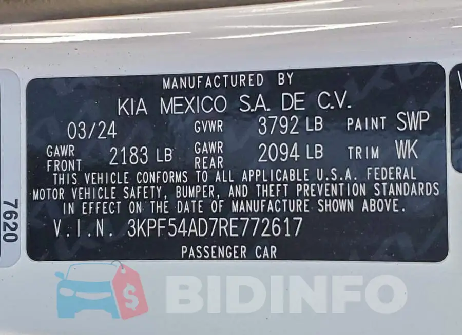 3KPF54AD7RE772617 Photo# 13