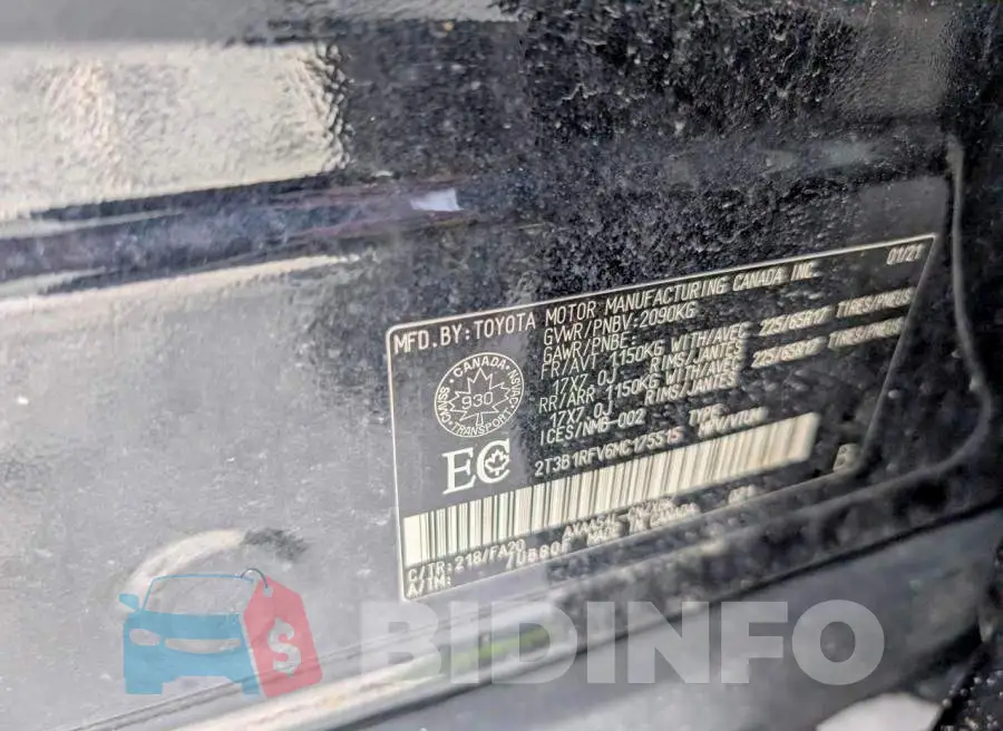 2T3B1RFV6MC175515 Photo# 12