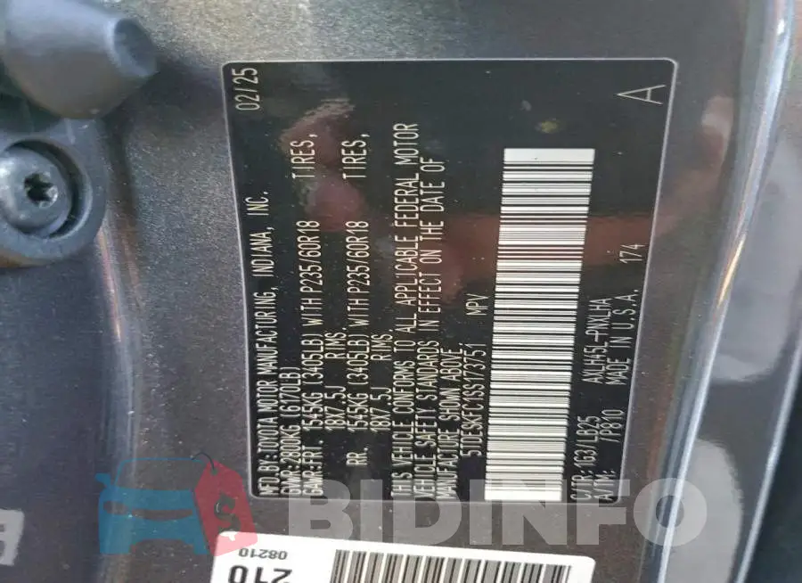 5TDESKFC1SS173751 Photo# 13