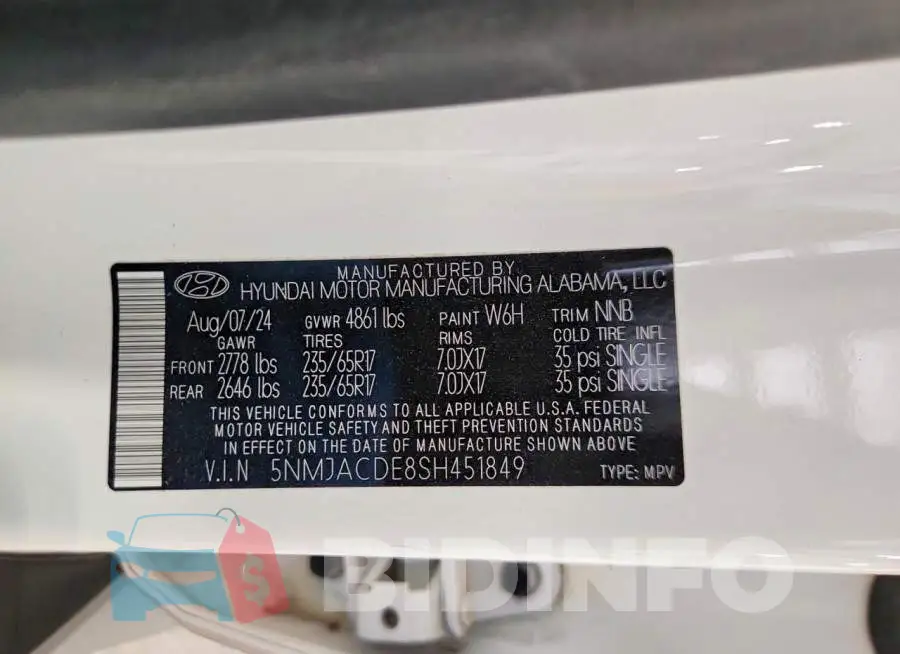 5NMJACDE8SH451849 Photo# 13