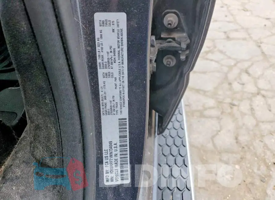 1C6SRFFT1MN734049 Photo# 11