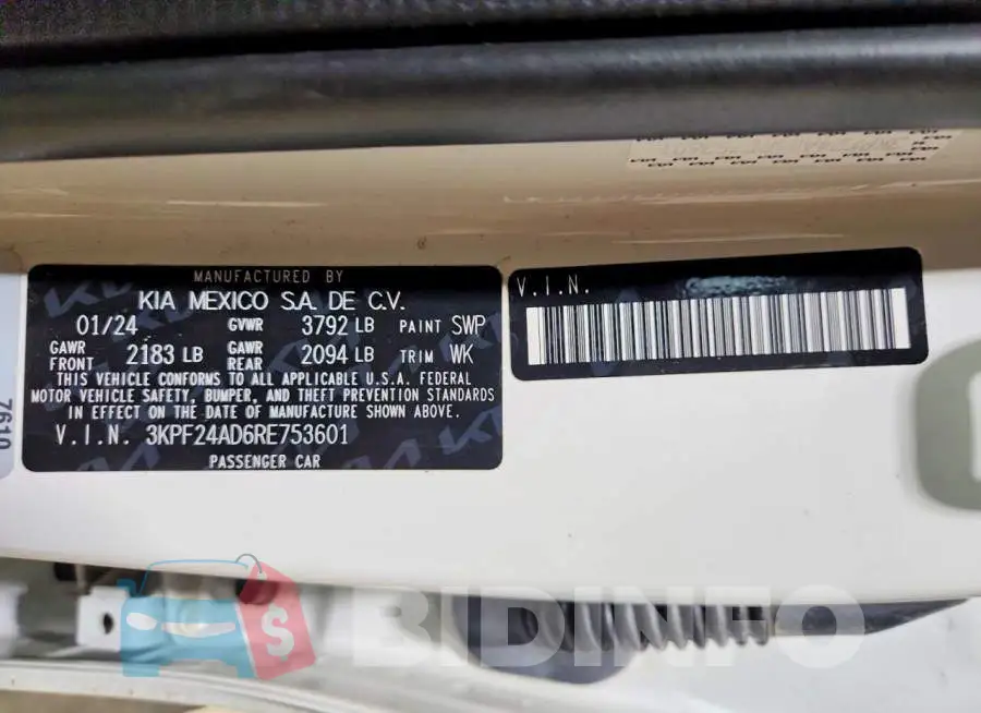 3KPF24AD6RE753601 Photo# 12
