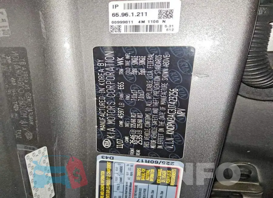 KNDPM3AC3J7423256 Photo# 14