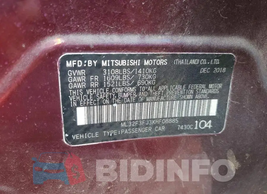 ML32F3FJ3KHF08885 Photo# 12
