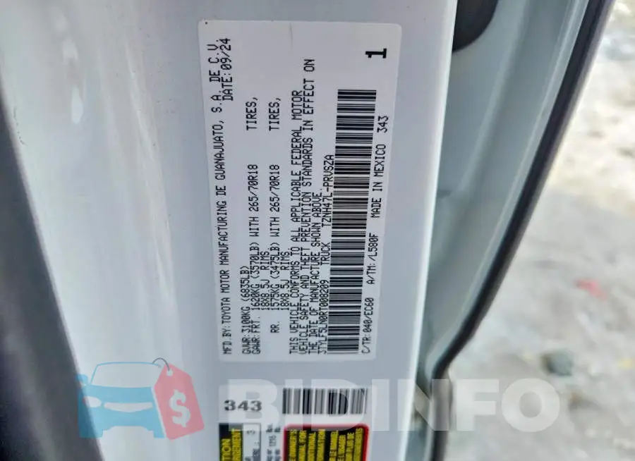 3TYLF5LN0RT008209 Photo# 12