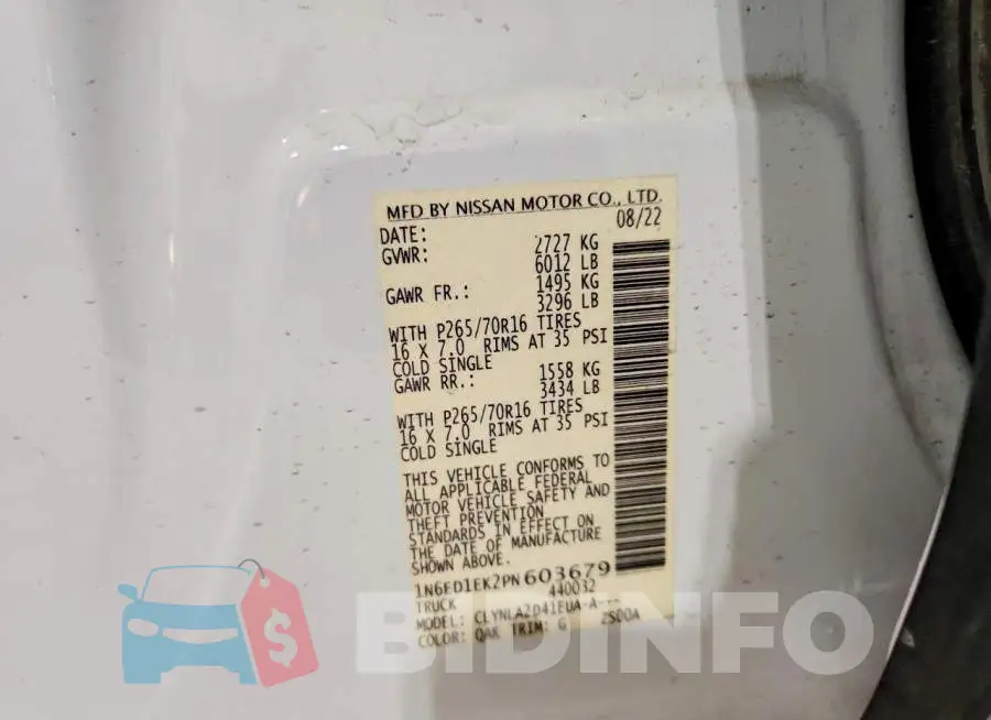 1N6ED1EK2PN603679 Photo# 12
