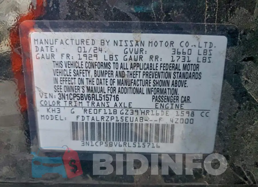 3N1CP5BV6RL515716 Photo# 12