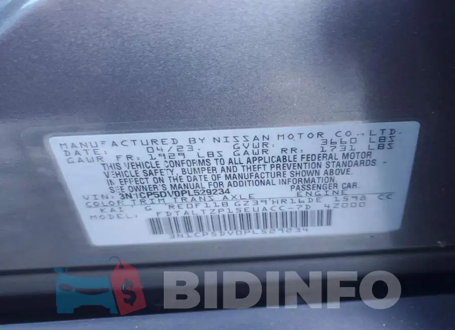 3N1CP5DV0PL529234 Photo# 13