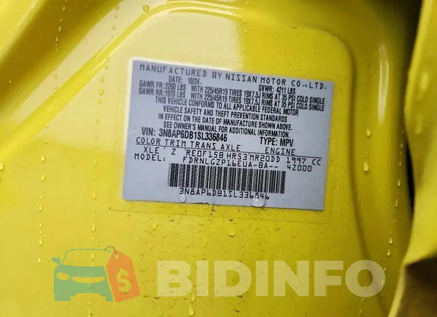 3N8AP6DB1SL336846 Photo# 14