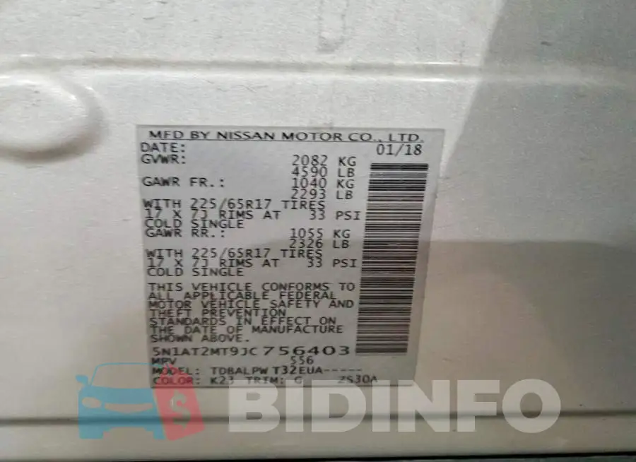 5N1AT2MT9JC756403 Photo# 13