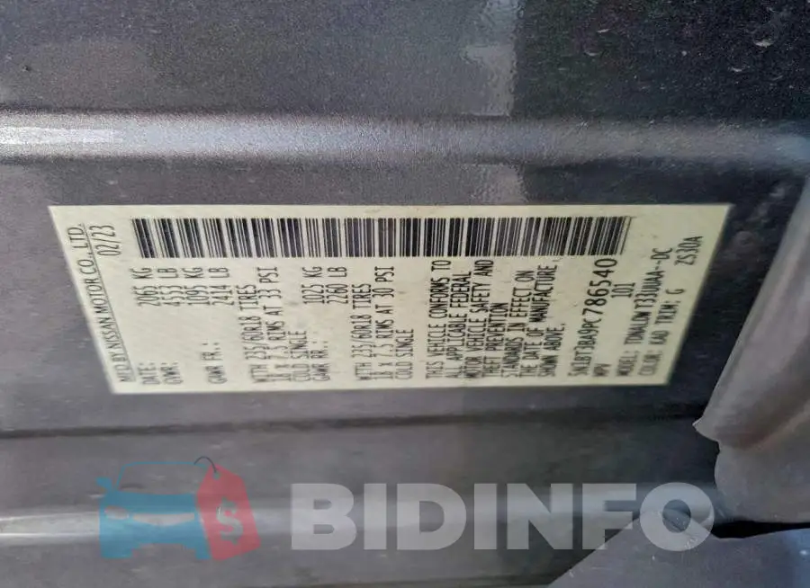 5N1BT3BA9PC786540 Photo# 14