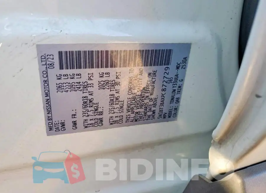 5N1BT3BAXPC872729 Photo# 13