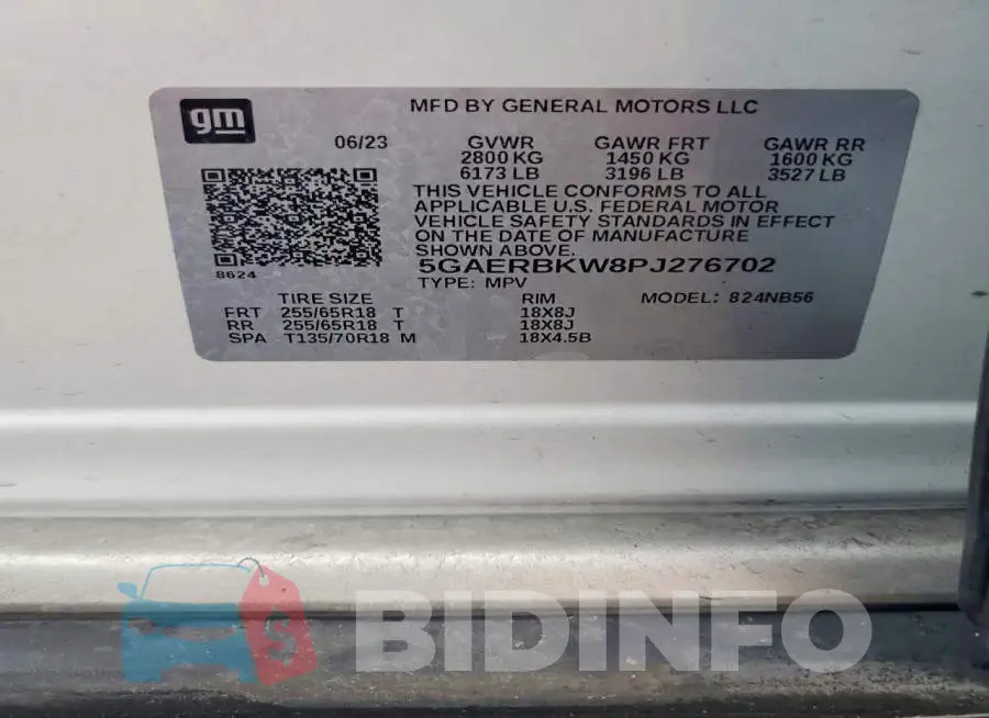 5GAERBKW8PJ276702 Photo# 13