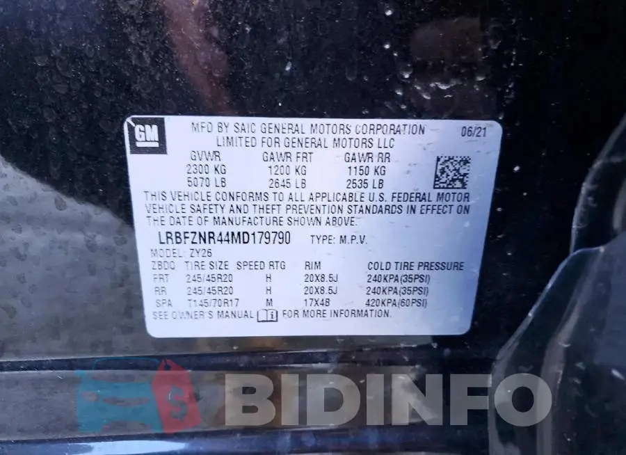 LRBFZNR44MD179790 Photo# 13