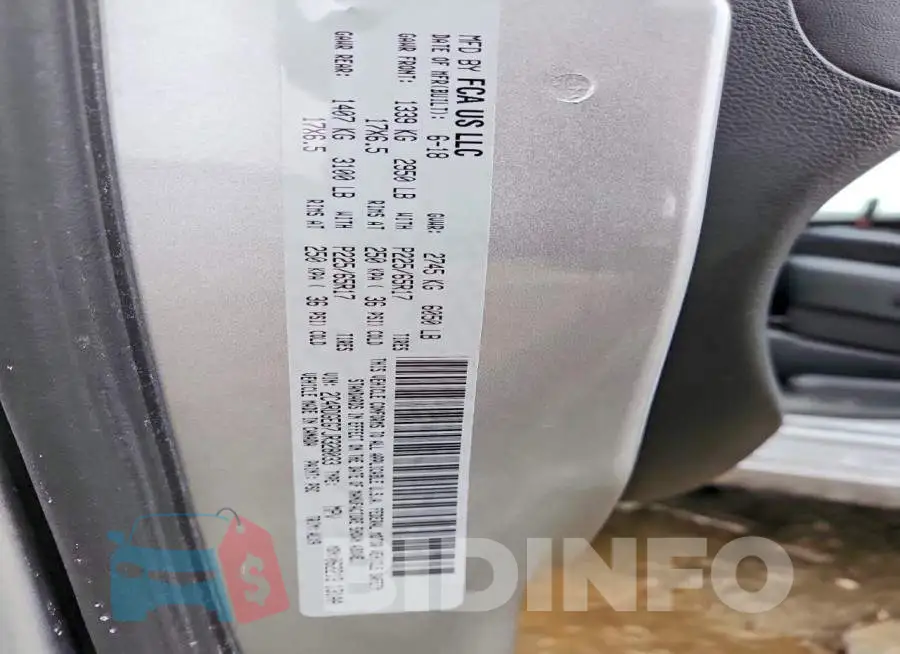 2C4RDGEG7JR328033 Photo# 13