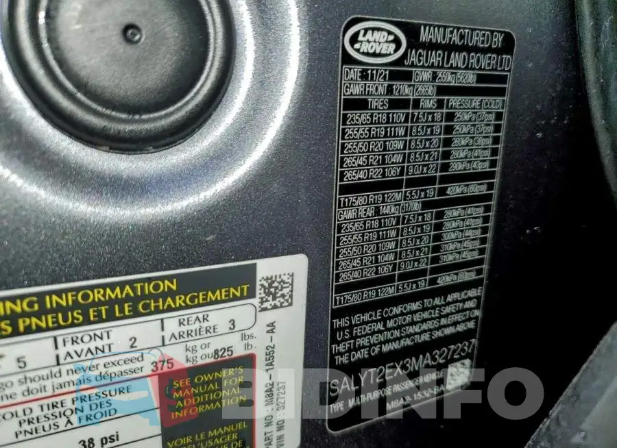 SALYT2EX3MA327237 Photo# 14