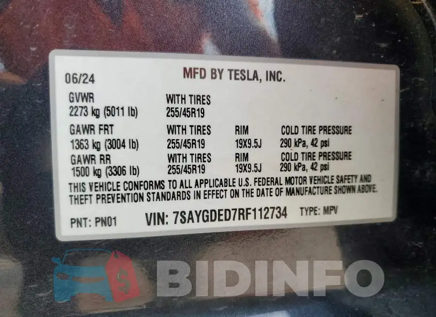 7SAYGDED7RF112734 Photo# 13